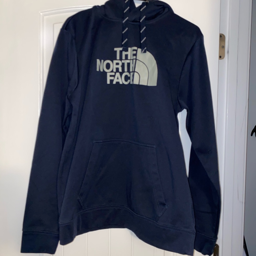 Blue north face hoodie